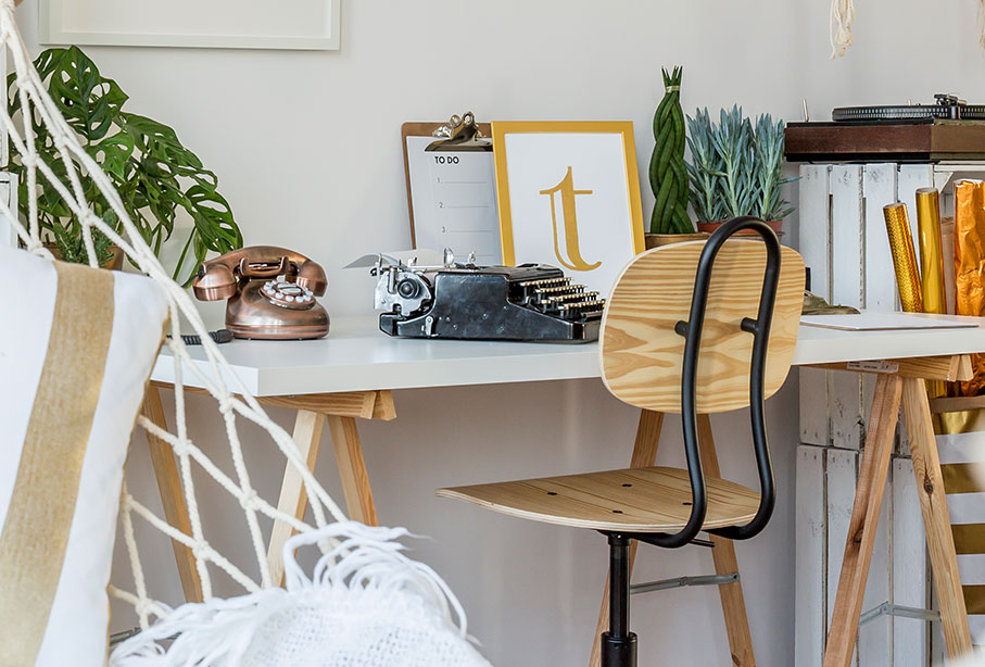 DIY-Tipps für dein Büro zu Hause