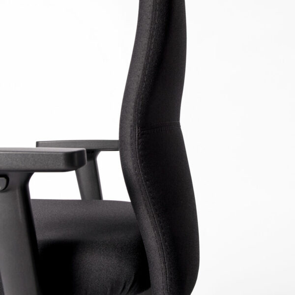 agilis start up ergonomischer buerostuhl schwarz detail
