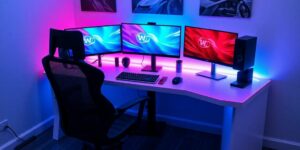 Gaming Tisch SetUp